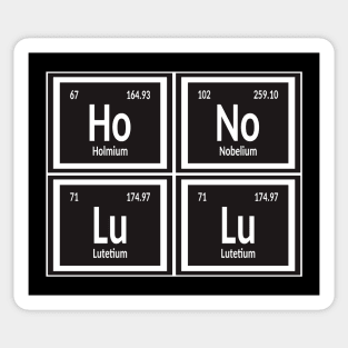 Honolulu City | Periodic Table Sticker